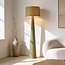 Vloerlamp Rumi in groene stof