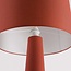 Lampadaire Rumi en tissu terracotta chaud