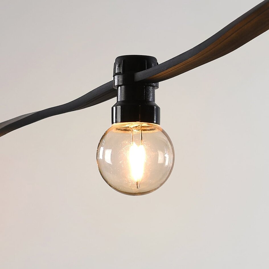 2W lichtsnoer voor buiten met driehoek-vorm LED lampen - Optie dimbaar