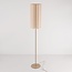 Lampadaire moderne Oia avec abat-jour en lin beige