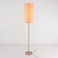 Lampadaire moderne Oia avec abat-jour en lin beige