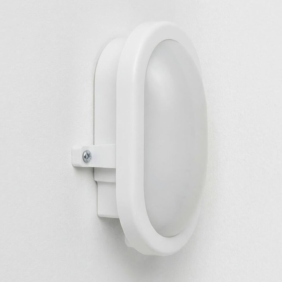 Hublot Ovale - blanc avec LED intégrée, 6 watts