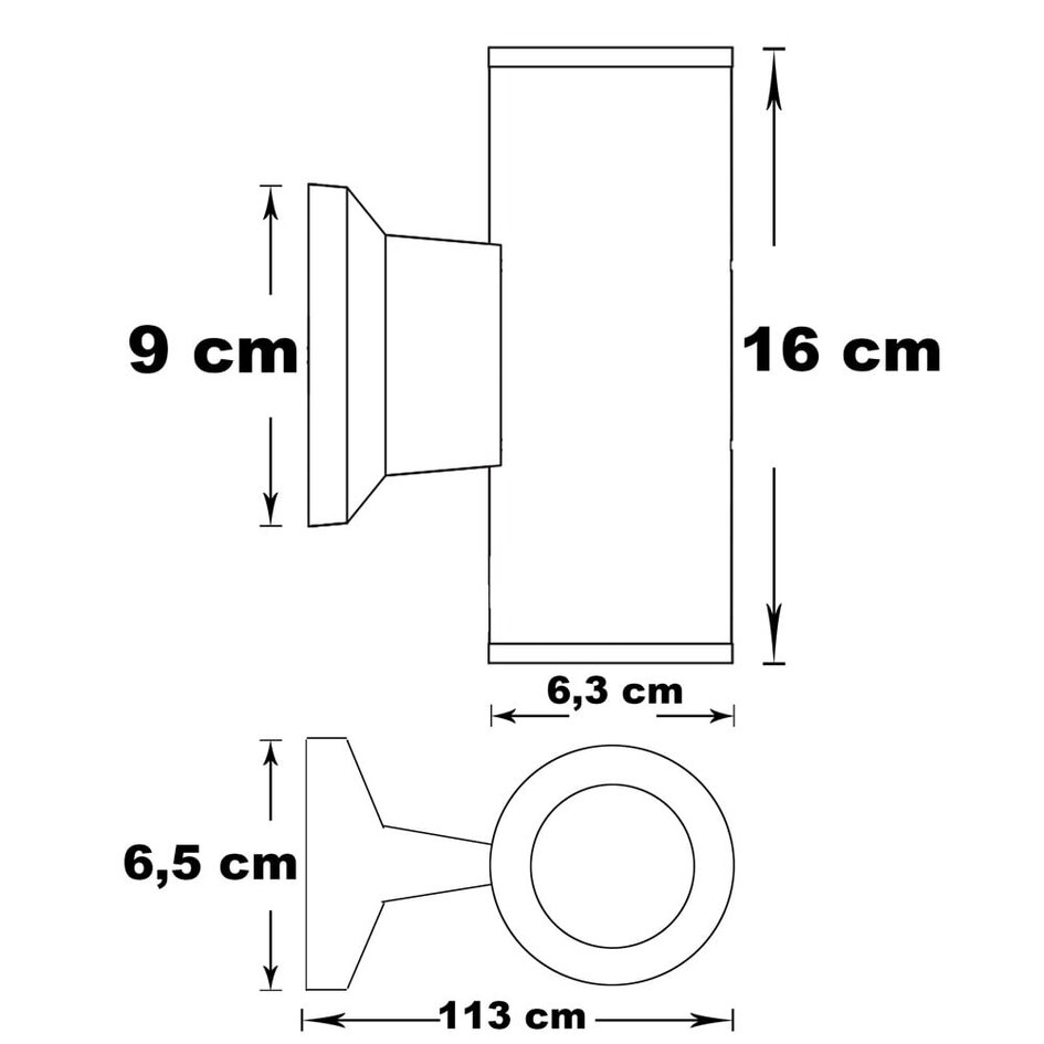 Applique solaire extérieure à intensité variable - Seth