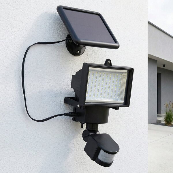 Solar wandlamp voor buiten met sensor - Jari