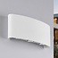 Moderne buitenwandlamp Sena - wit met geïntegreerde LED