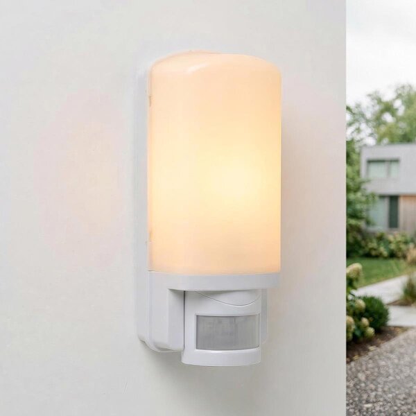 Wandlamp Moto - wit met bewegingssensor