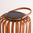Lanterne solaire Solari aspect bambou - rechargeable et dimmable