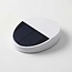 Ronde solar buitenwandlamp Linus - wit met sensor