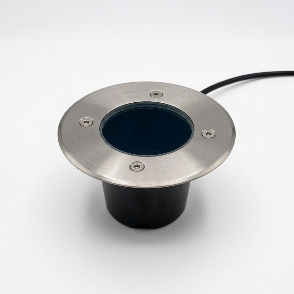 Spot encastré au sol avec raccord GU10