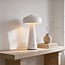 Oplaadbare mushroom lamp Soma in wit met touch dimmer en instelbare kleurtemperatuur