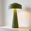 Oplaadbare mushroom lamp Soma in groen met touch dimmer en instelbaar licht
