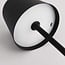 Lampe à poser sans fil Silo avec lumière dimmable et réglable - noir