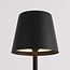 Lampe à poser sans fil Silo avec lumière dimmable et réglable - noir