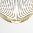 Hanglamp Nobla van zwart met goud metaal  Ø40 cm