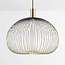 Moderne hanglamp Noblin zwart met goud metaal Ø60 cm