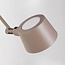 Wandlamp Mellow taupe met verstelbare arm en tweezijdig licht