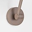 Wandlamp Mellow taupe met verstelbare arm en tweezijdig licht