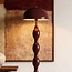 Lampadaire design Mura burgundy (rouge foncé) en métal