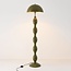 Design vloerlamp Mura olijfgroen van metaal
