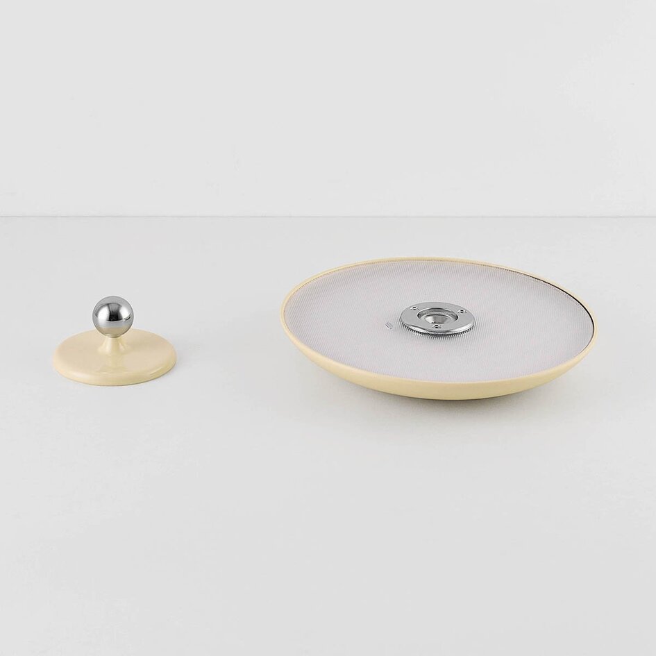 Oplaadbare wandlamp Ariso crème met touch dimmer en instelbare lichtkleur