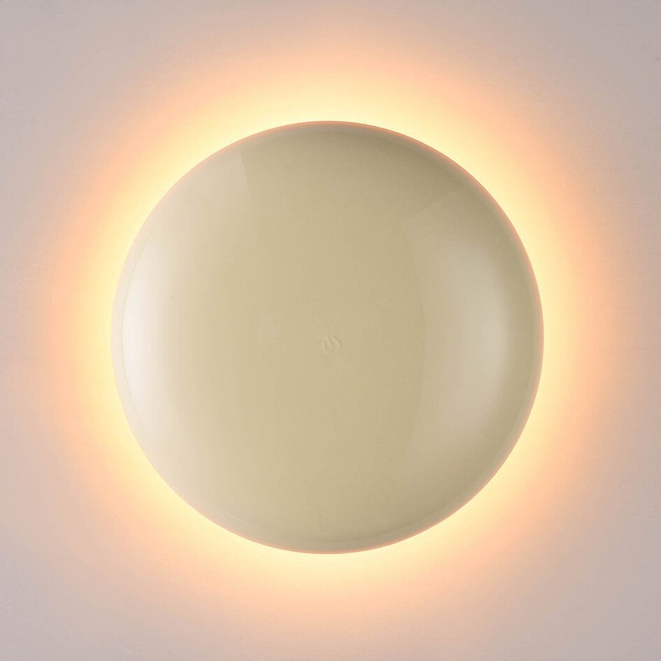 Oplaadbare wandlamp Ariso crème met touch dimmer en instelbare lichtkleur