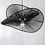 Lampe suspendue moderne boho-chic Janah - noir