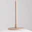 Hanglamp Meliora beige met 3 geribbelde glazen kappen