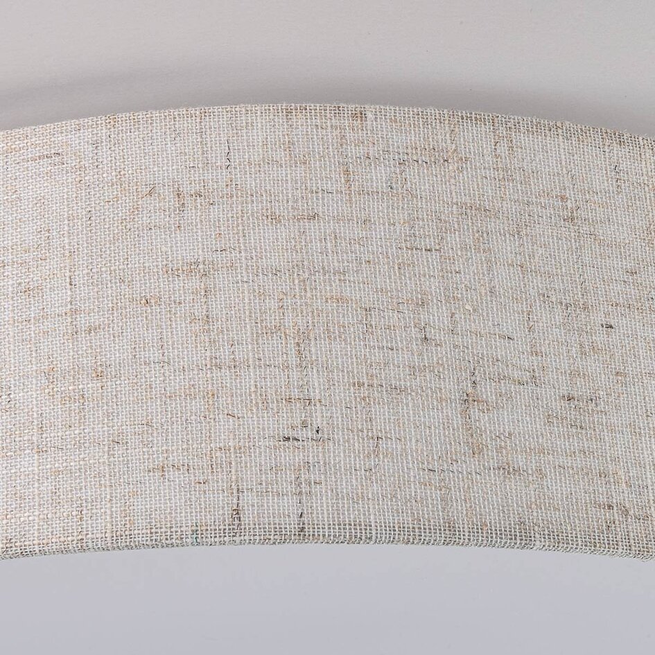 Plafondlamp Avani - linnen kap met diffuser