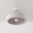Wabi Sabi plafondlamp Zenro - wit terrazzo met roségoud detail