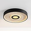 Plafondlamp Deimos 3-staps dimbaar LED - zwart en beige
