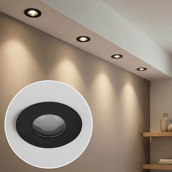 Inbouwspot Ray - zwart