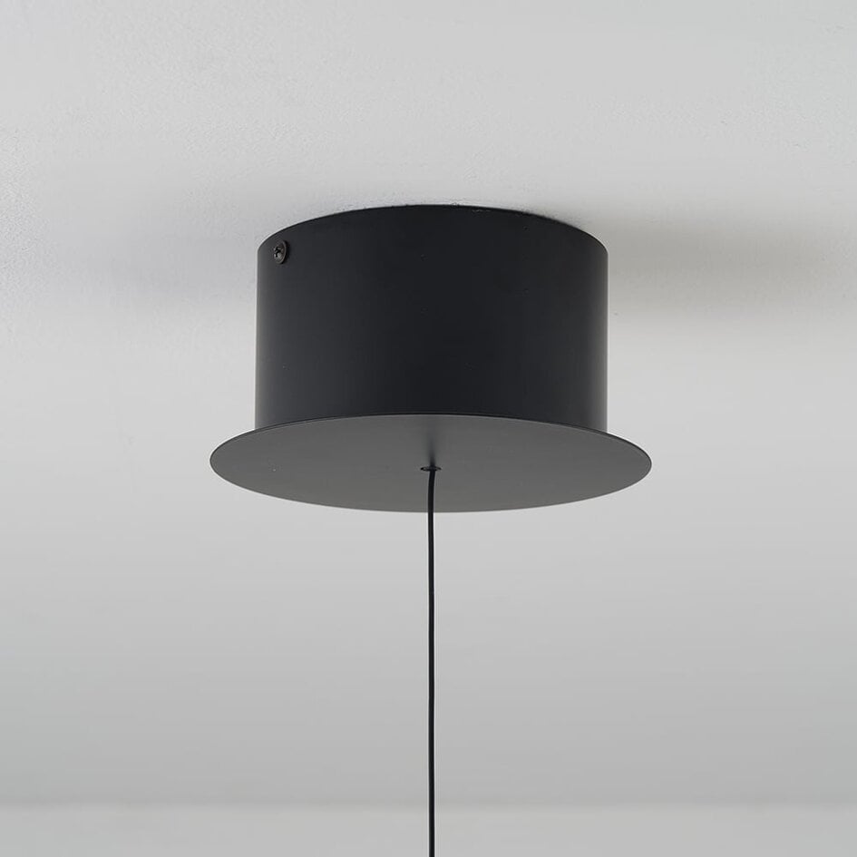 Suspension Signe dorée avec verre blanc opalin - intensité variable à 3 niveaux, 2700K
