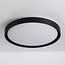 Plafonnier LED Ricardo 3-step dimmable Ø51,5 cm - noir