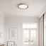 Plafonnier Ricardo en taupe à LED intégrée Ø31 cm, variateur à 3 niveaux