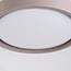 Plafonnier Ricardo en taupe à LED intégrée Ø31 cm, variateur à 3 niveaux