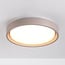 Plafonnier Ricardo en taupe à LED intégrée Ø31 cm, variateur à 3 niveaux