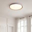 Plafonnier Ricardo en taupe à LED intégrée Ø41 cm, variateur à 3 niveaux