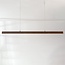 Suspension Elan dimmable à 3 étapes, aspect bois foncé, avec LED intégrée