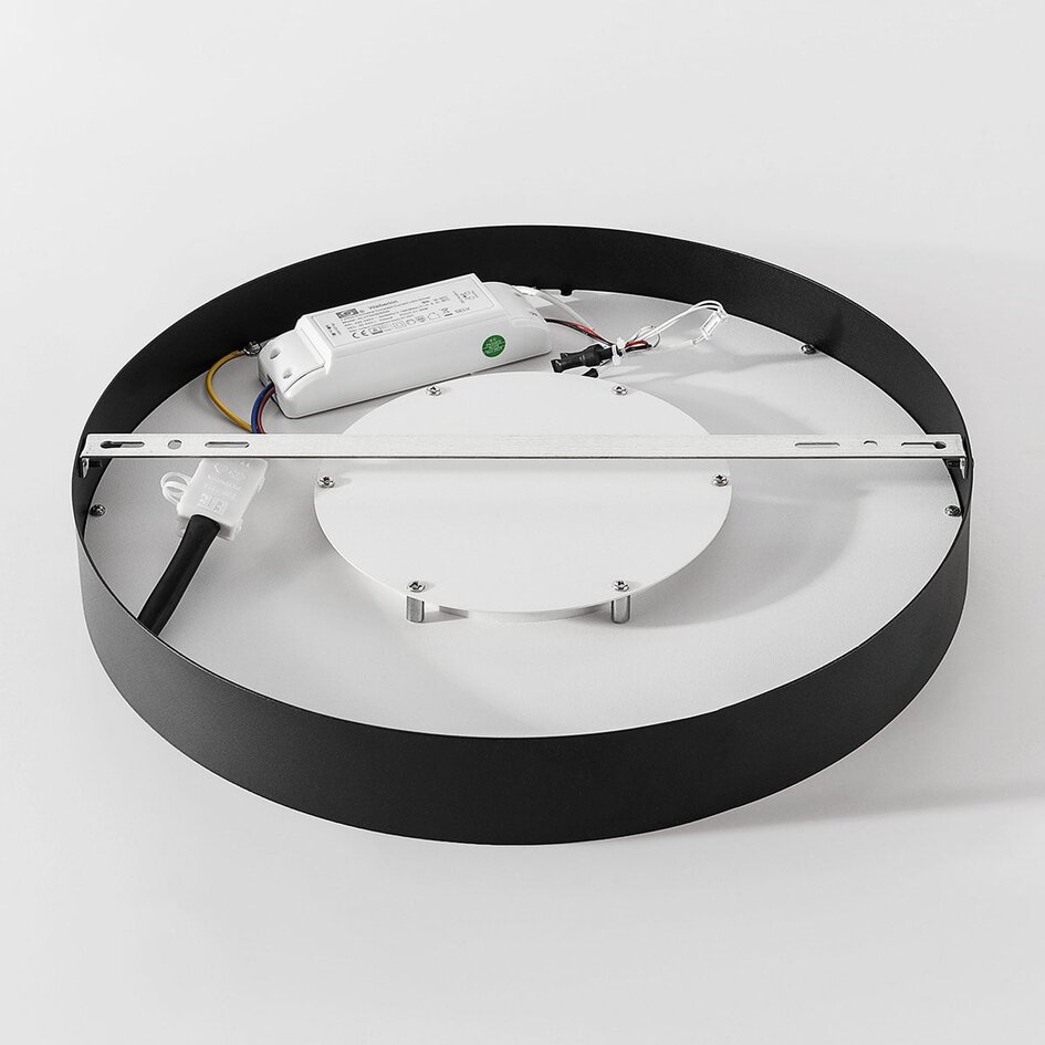 Plafonnier Phobos dimmable à 3 étapes LED - noir et beige