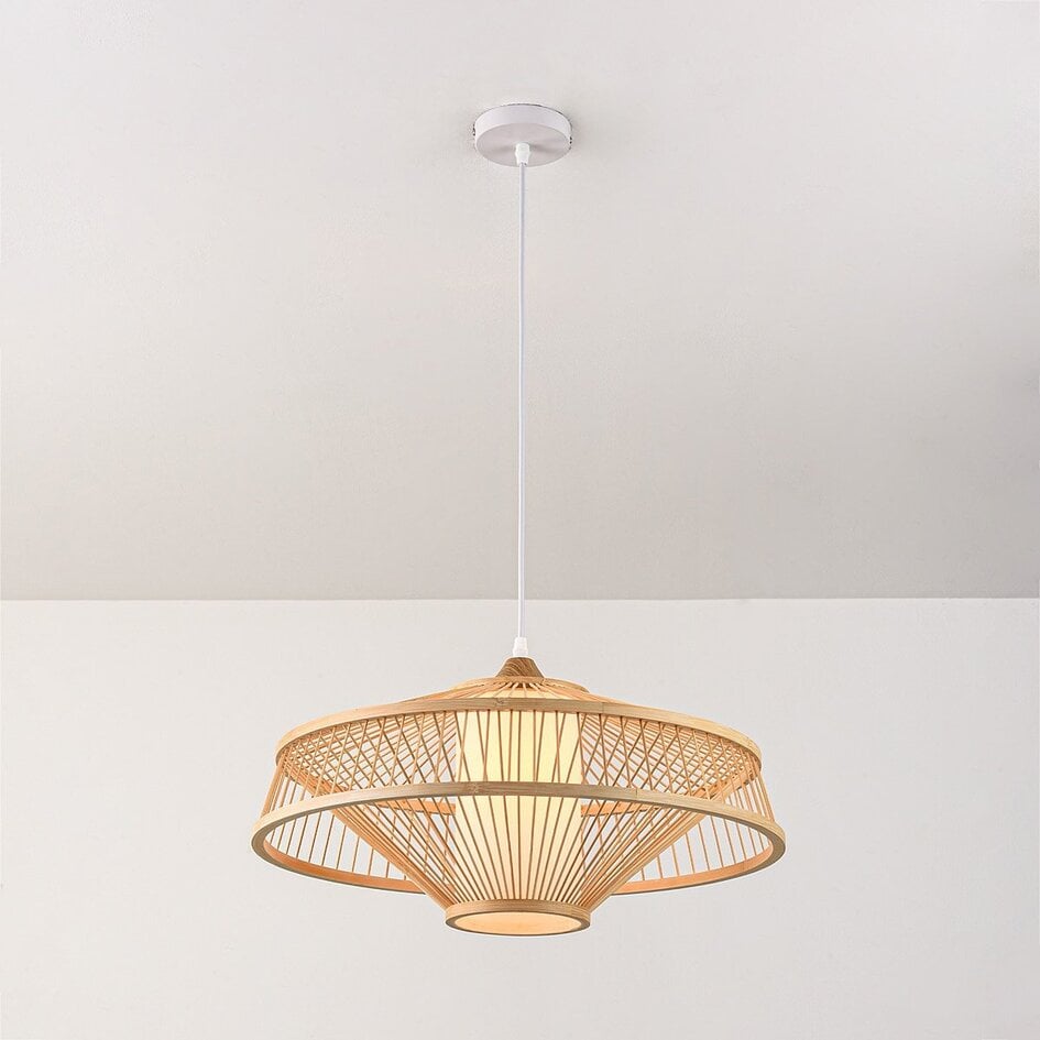 Suspension Olira en bambou à diffuseur naturel