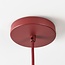 Hanglamp Alvra in matte bordeaux rood