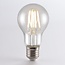 Ampoule LED à filament E27 avec capteur crépusculaire 4,5 W, transparente, 2700 K, Ø60 mm