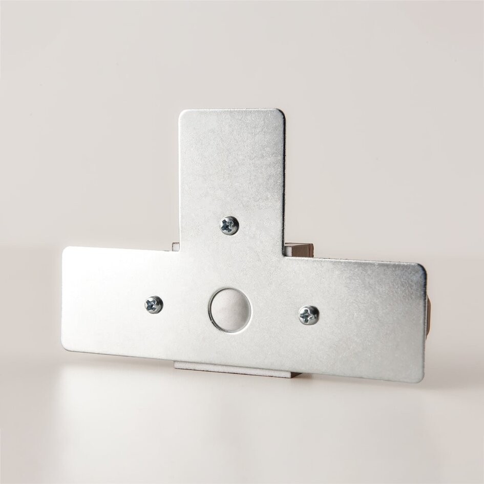 Connecteur en T pour rail monophasé - marron