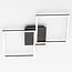 Design plafondlamp Luxton met geïntegreerde LEDs, dimbaar