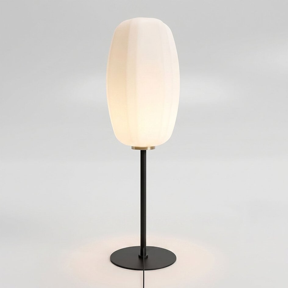 Lampe de table avec verre blanc - Kalisto