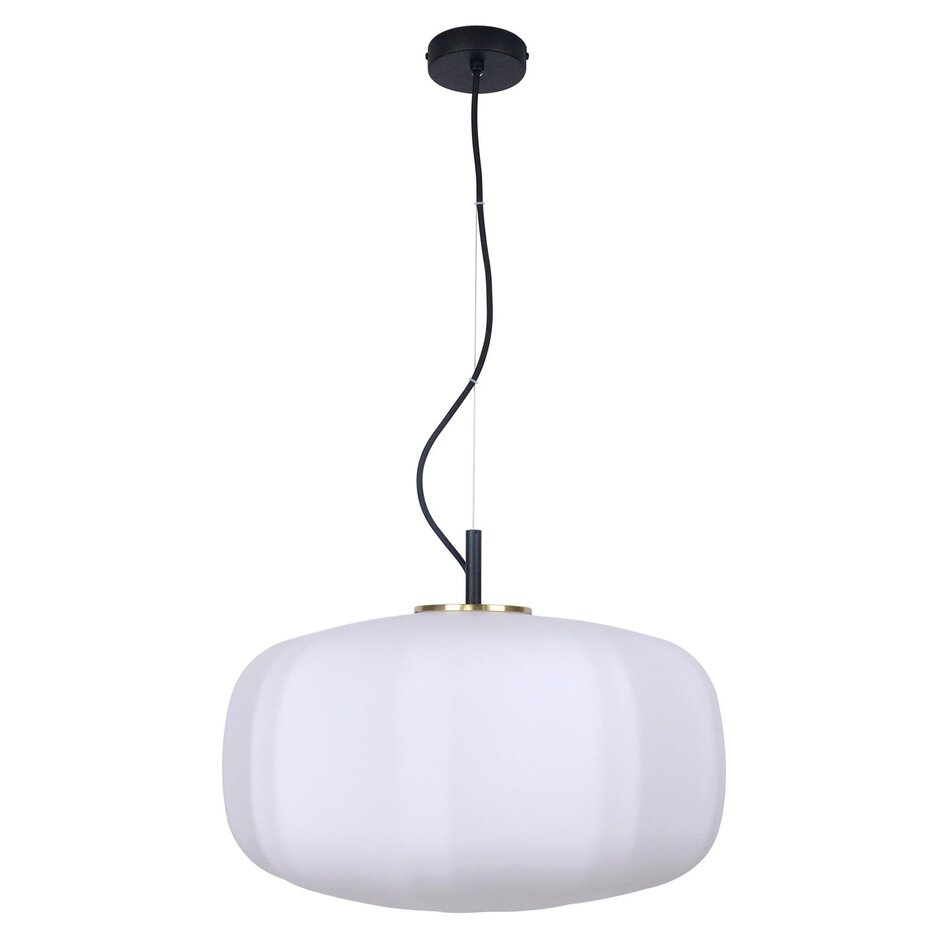 Suspension en verre blanc - Kozma