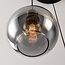 Hanglamp 3-lichts met verschillende kleuren glas - Loiza