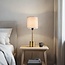 Lampe de table romantique avec abat-jour en tissu - Valence