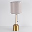 Lampe de table romantique avec abat-jour en tissu - Valence