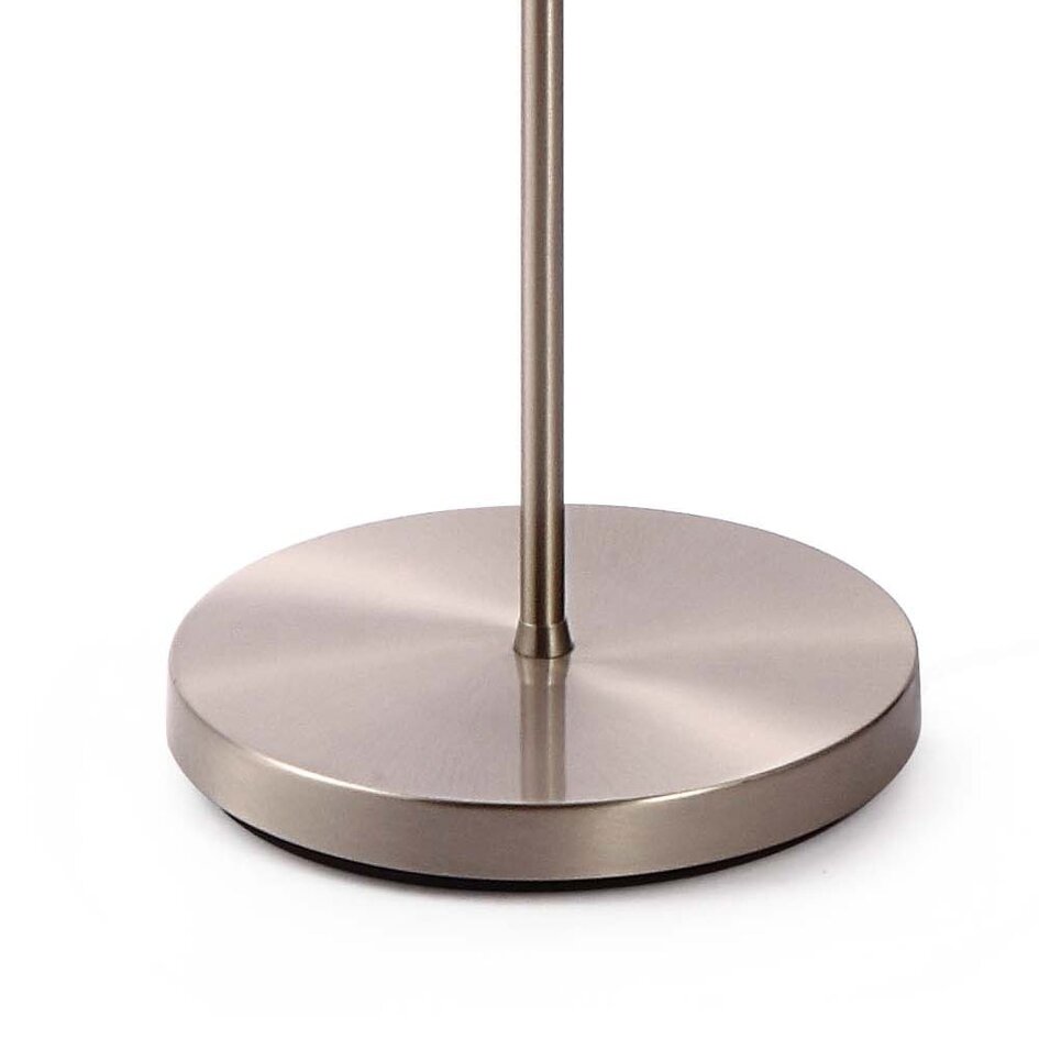Lampadaire moderne en verre fumé, triple - Campbell